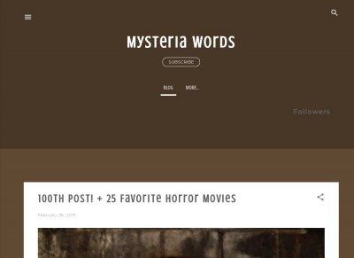 Mysteria Words