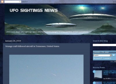 UFO Sightings News